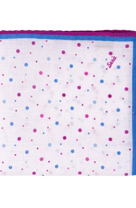 Linen_purple_dots_serafinesilk_lanena_maramica_za_sako_1-474x727
