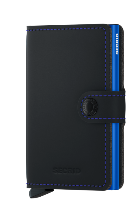 Secrid Miniwallet Matte Blackblue Front