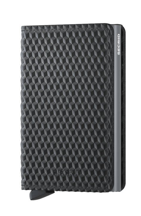 Secrid Slimwallet Cubic Black Titanium Front