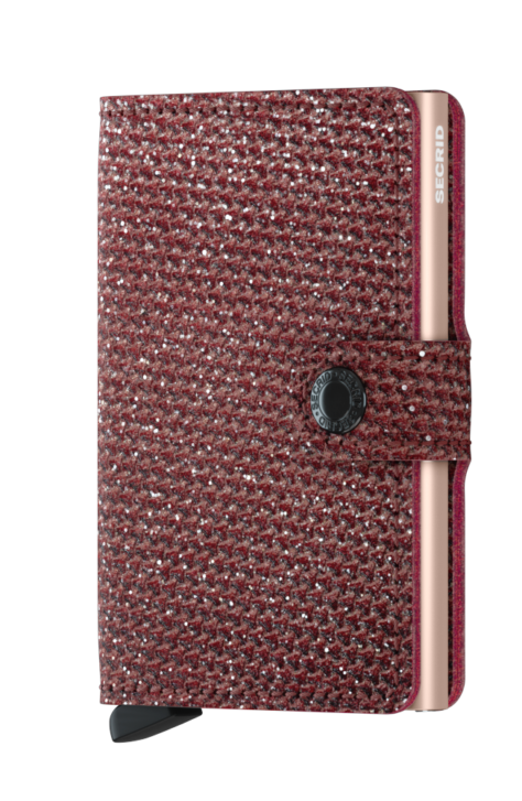 Secrid Miniwallet Sparkle Red Front