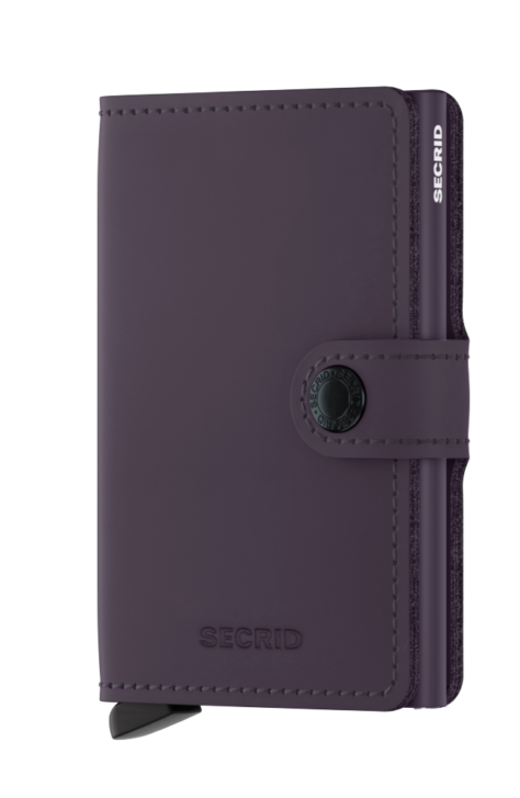 Secrid Miniwallet Matte Dark Purple Front