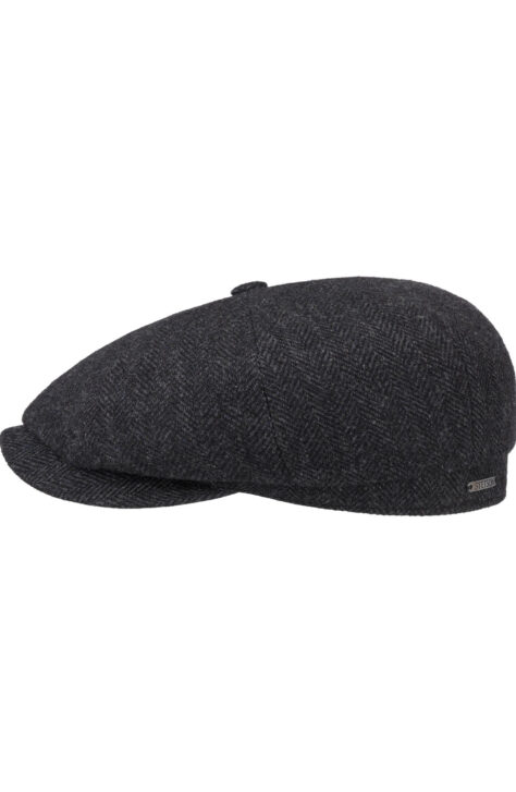 Stetson Hatteras Vuna Herringbone Siva Kapa