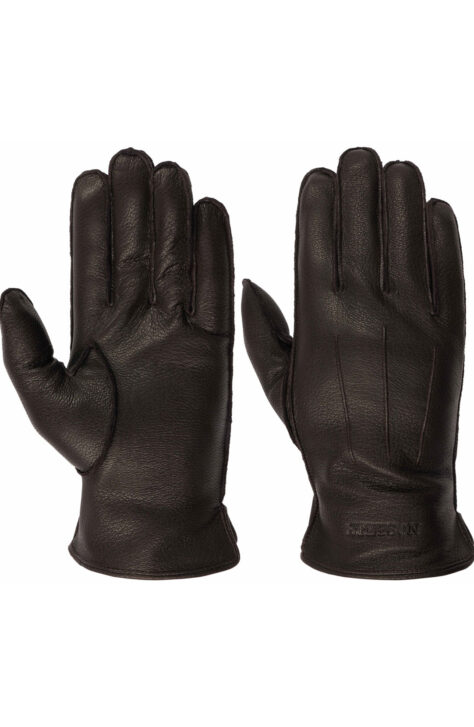 Stetson Tamno Braon Rukavice Od Kozije Kože