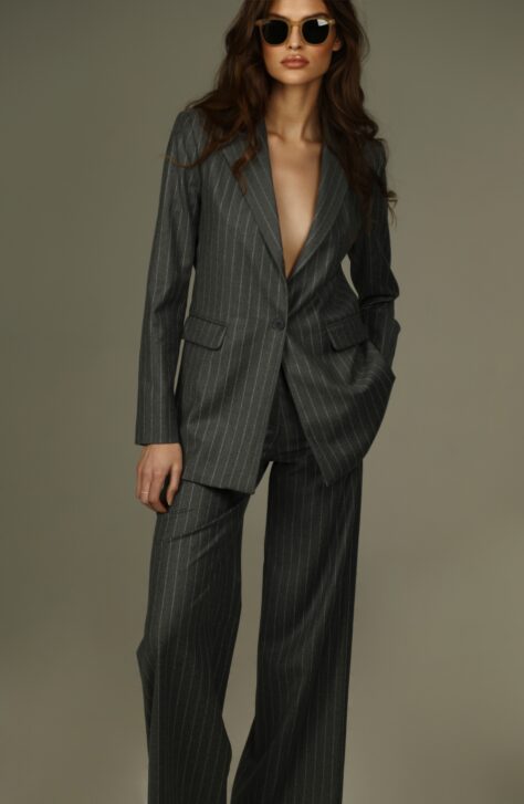 Wool Gray Suit 1