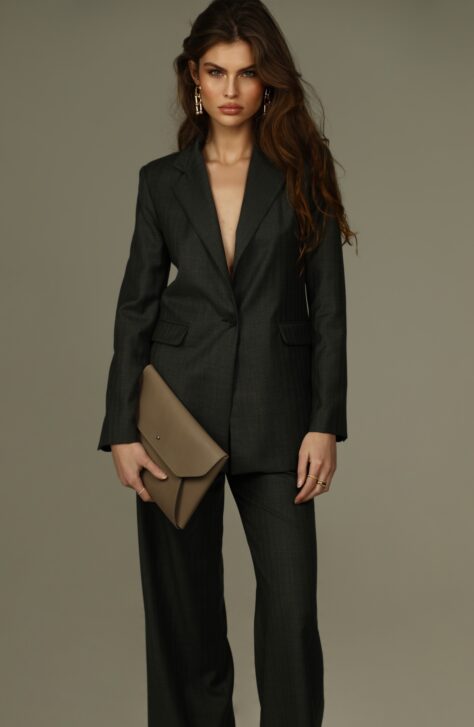 Wool Green Suit 1