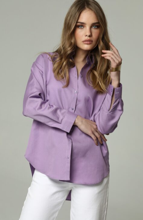 Lw Violet Shirt Lanena ženska Košulja 1